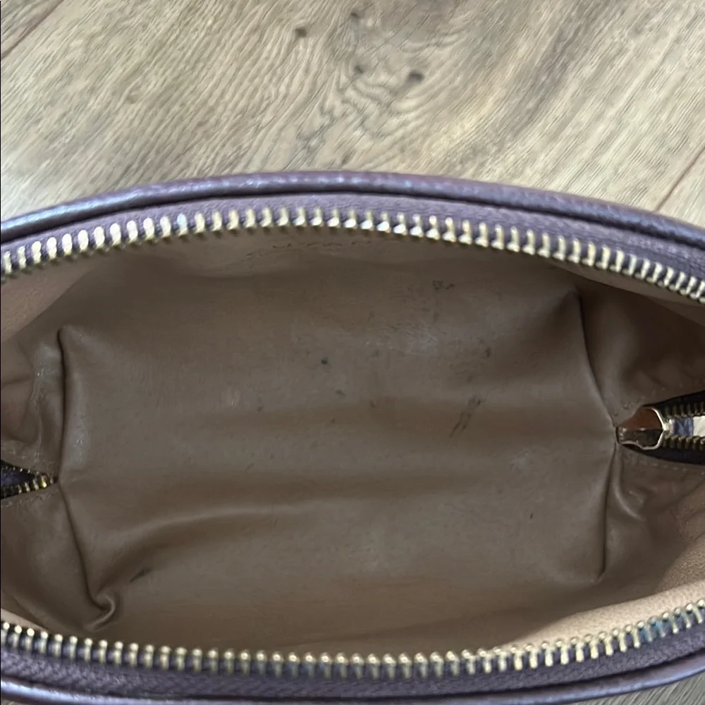 Cuyana Burgundy  Leather Cosmetic Bag Set - Picture 3 of 10